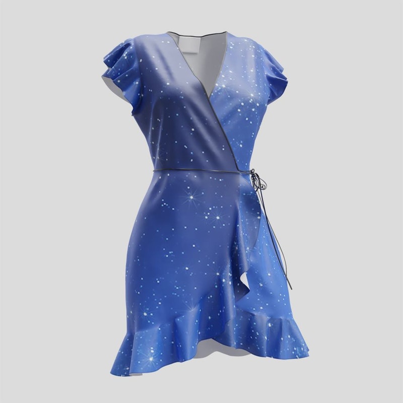 Custom Crepe Dress